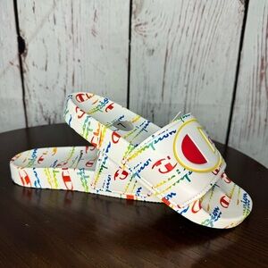 CHAMPION X PRIDE MONTH limited edition rare find Women’s Slide size 7